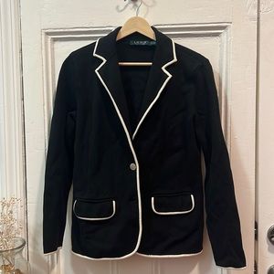 Ralph Lauren thick cotton sweater blazer size s